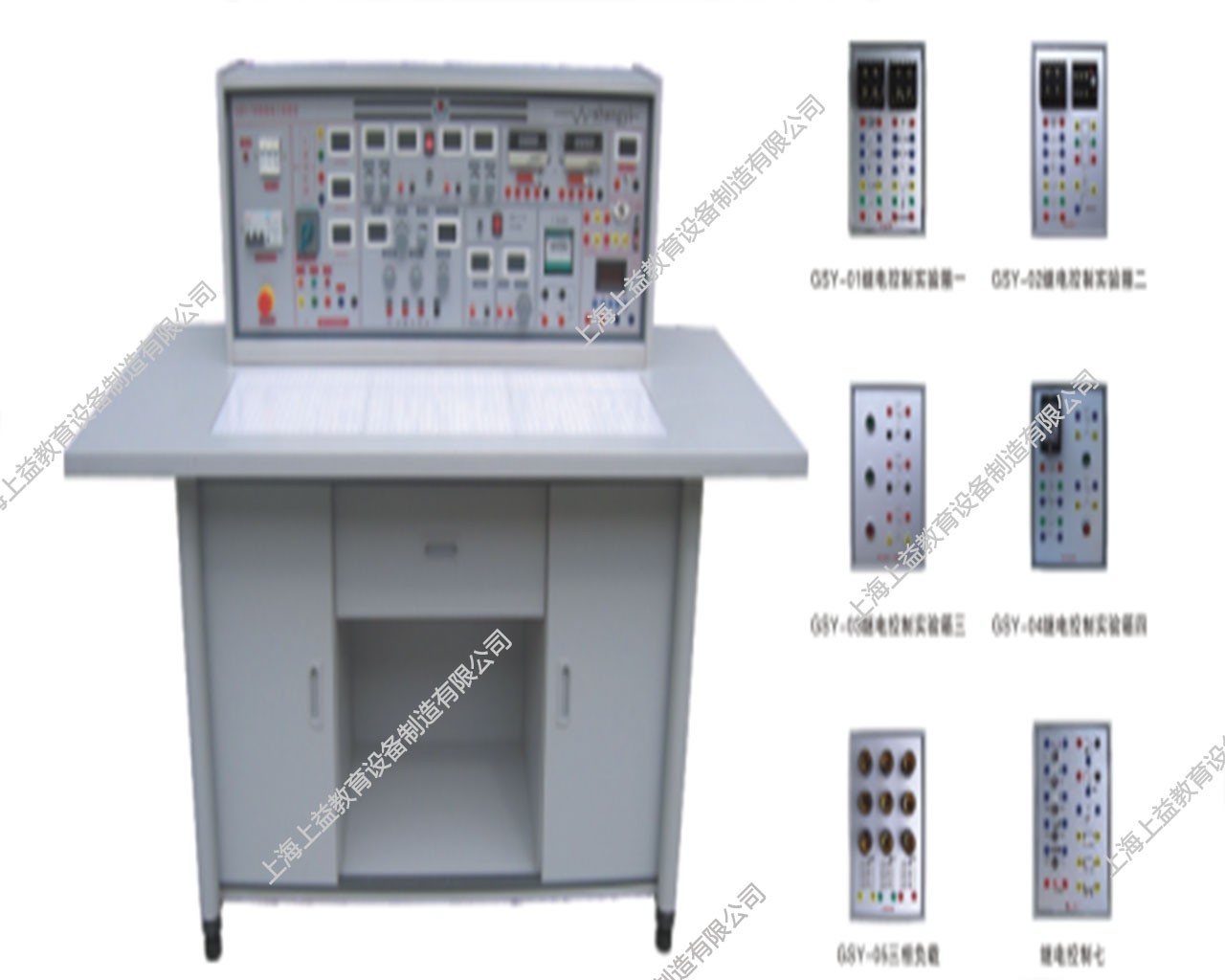 SYGJ-758A	高級電工實驗室成套設備（帶智能功率表，功率因數(shù)表）