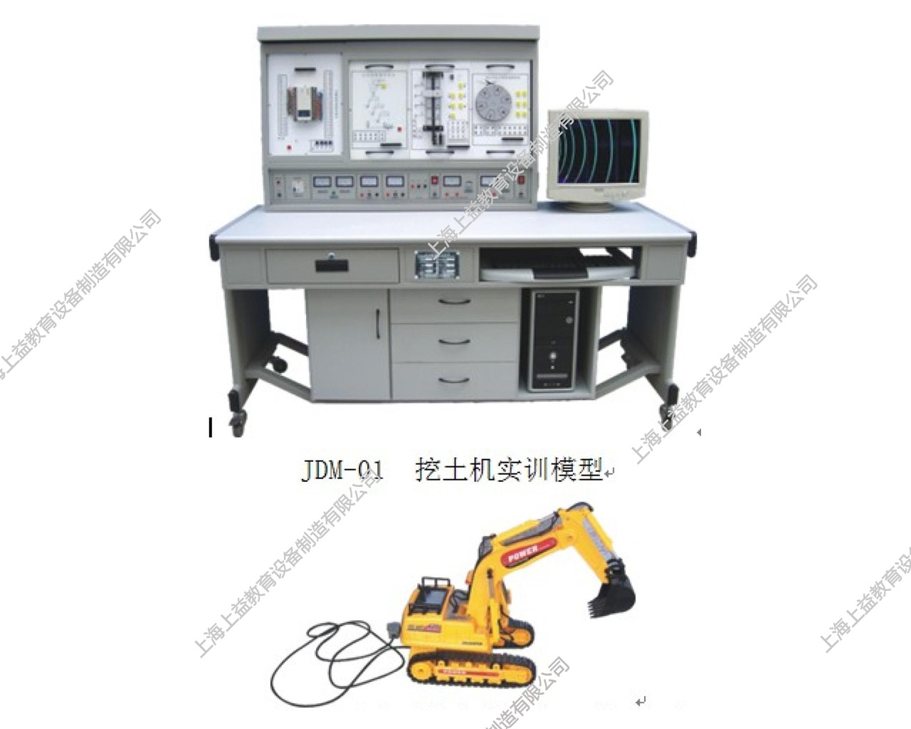 SYPLC-103B網絡型PLC可編程控制及單片機實驗開發(fā)系統(tǒng)綜合實驗裝置（立式、掛箱積木式）